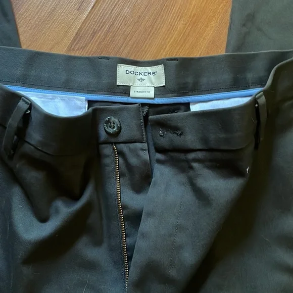 Gray Straight Fit Dockers - Mens - Picture 2 of 5